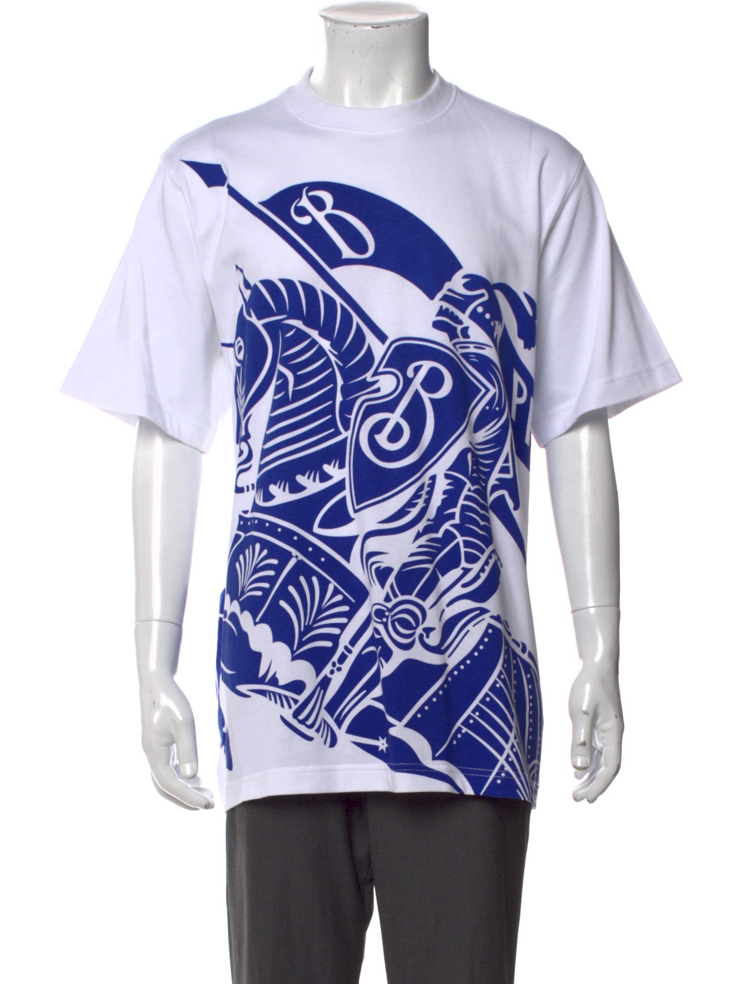 Burberry Graphic Print Crew Neck T-Shirt w/ Tags