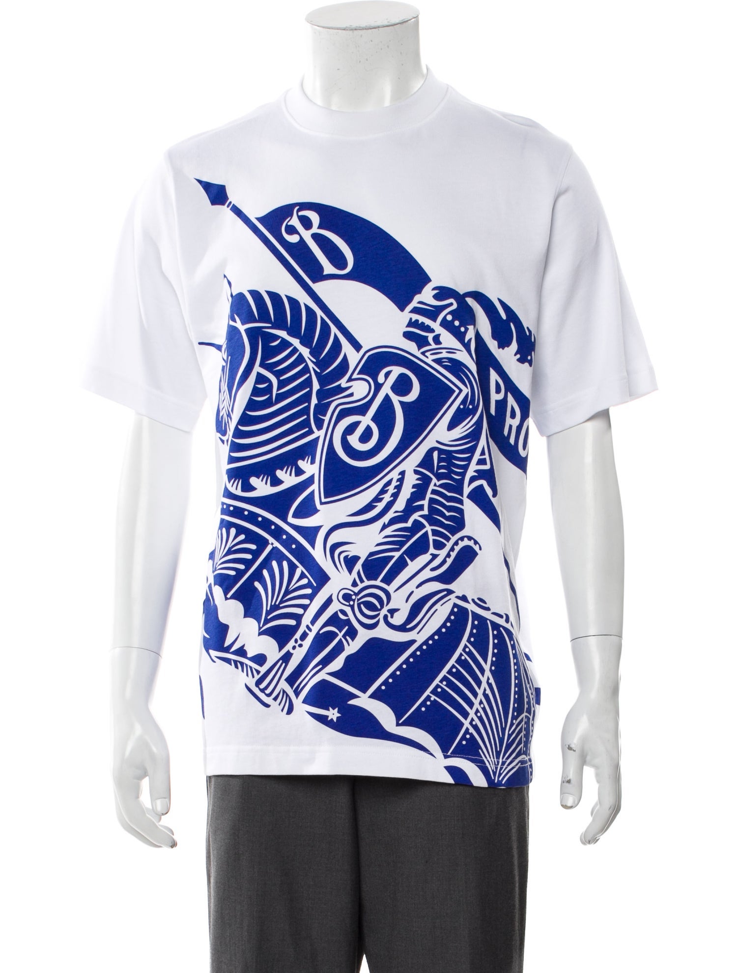 Burberry Graphic Print Crew Neck T-Shirt w/ Tags