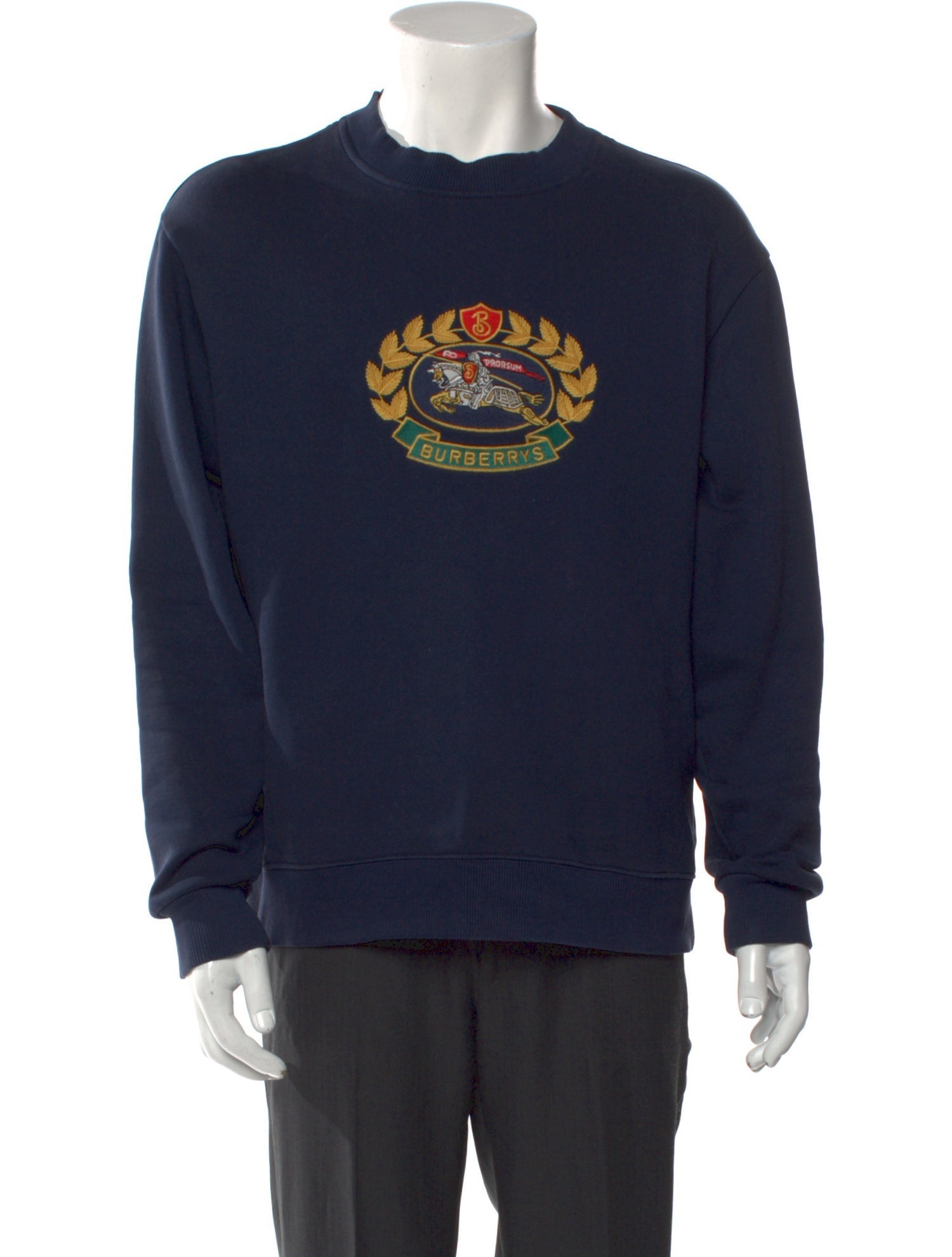 Burberry Graphic Print Crew Neck Sweatshirt