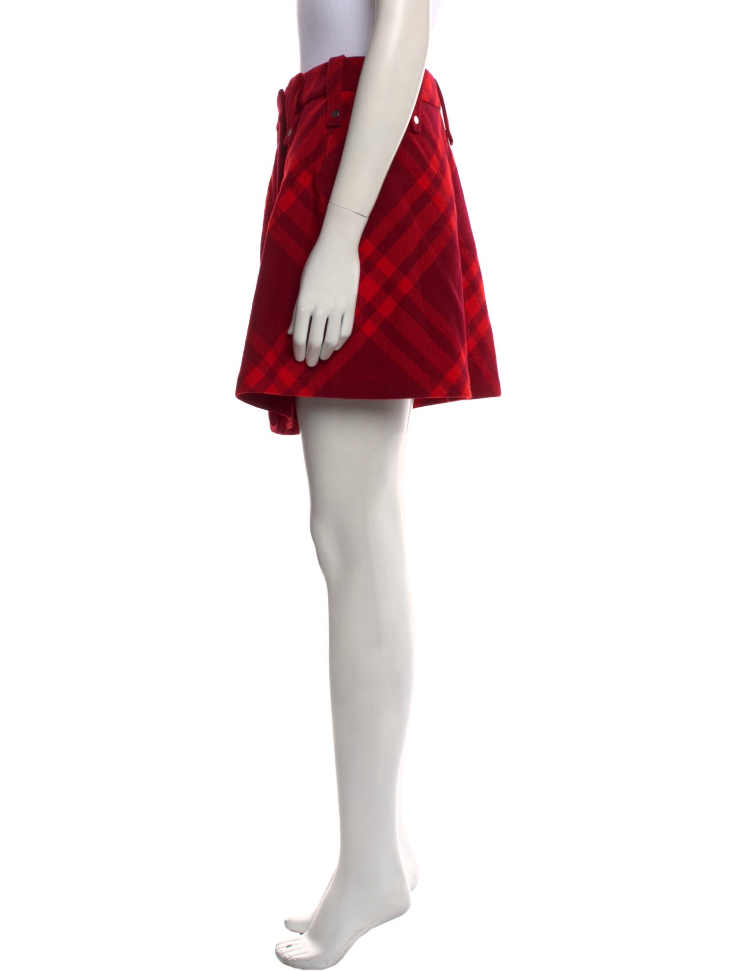 Burberry Wool Mini Skirt