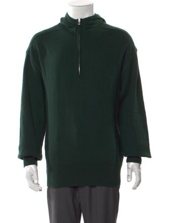 Burberry Nova Check Pattern Wool Polo Sweater