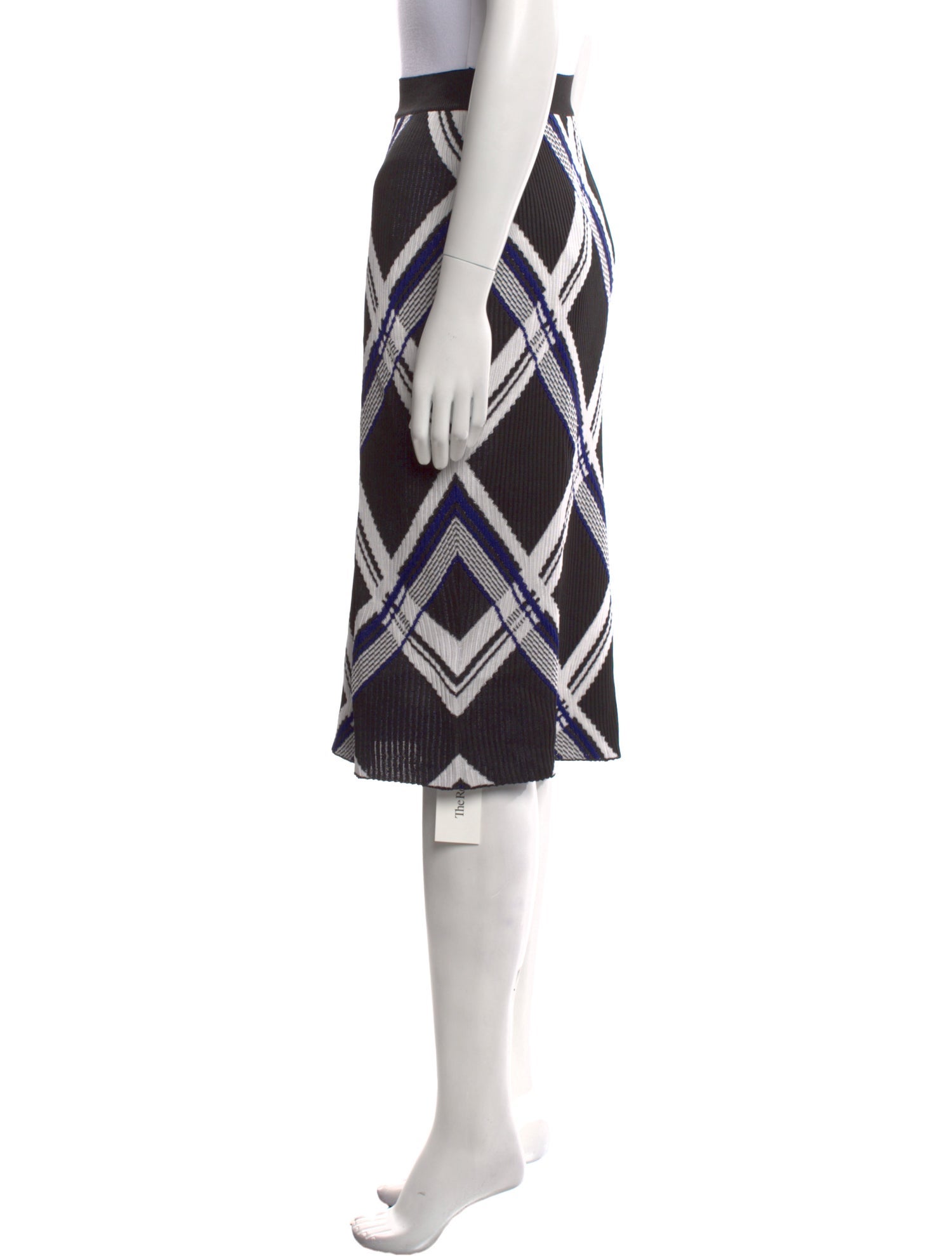 Burberry Silk Knee-Length Skirt