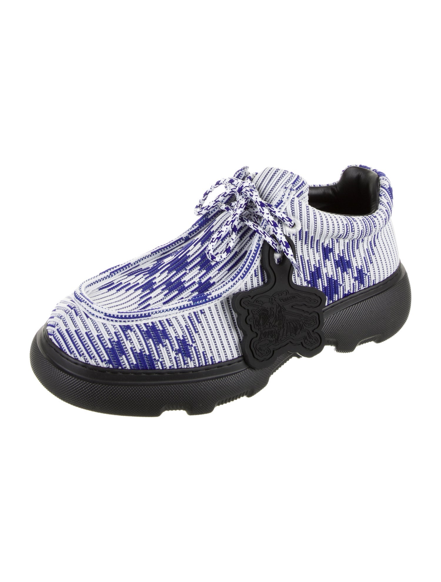 Burberry Rubber Plaid Print Sneakers