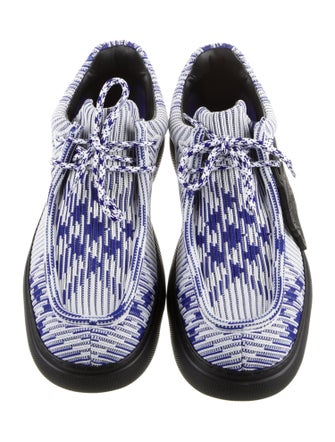 Burberry Rubber Plaid Print Sneakers
