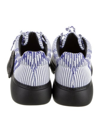 Burberry Rubber Plaid Print Sneakers
