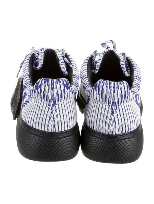 Burberry Rubber Plaid Print Sneakers