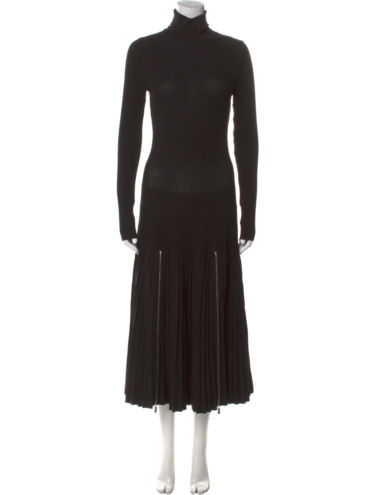 Burberry Silk Midi Length Dress