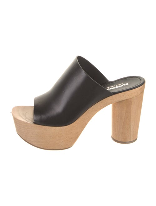 Burberry Leather Mules