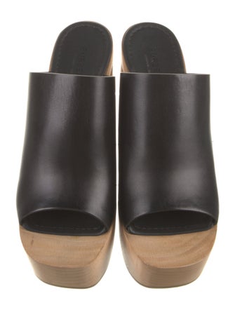 Burberry Leather Mules