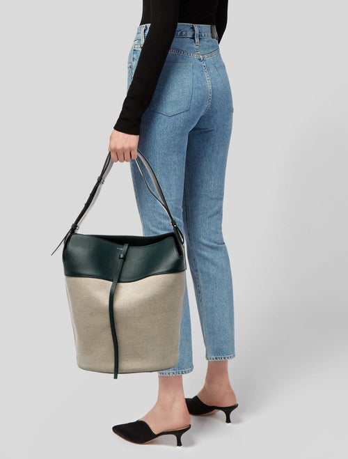 Burberry Canvas Bucket Bag