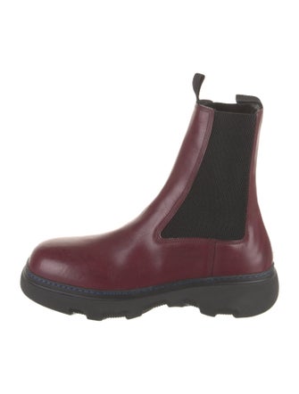 Burberry Leather Chelsea Boots