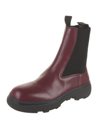 Burberry Leather Chelsea Boots