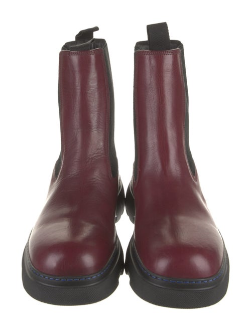 Burberry Leather Chelsea Boots