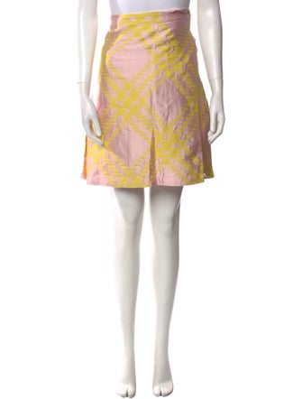 Burberry Printed Knee-Length Skirt