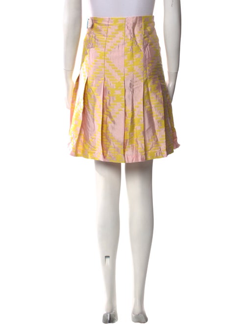 Burberry Plaid Print Knee-Length Skirt