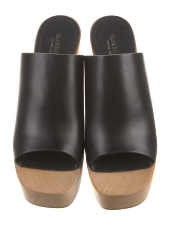 Burberry Leather Slides