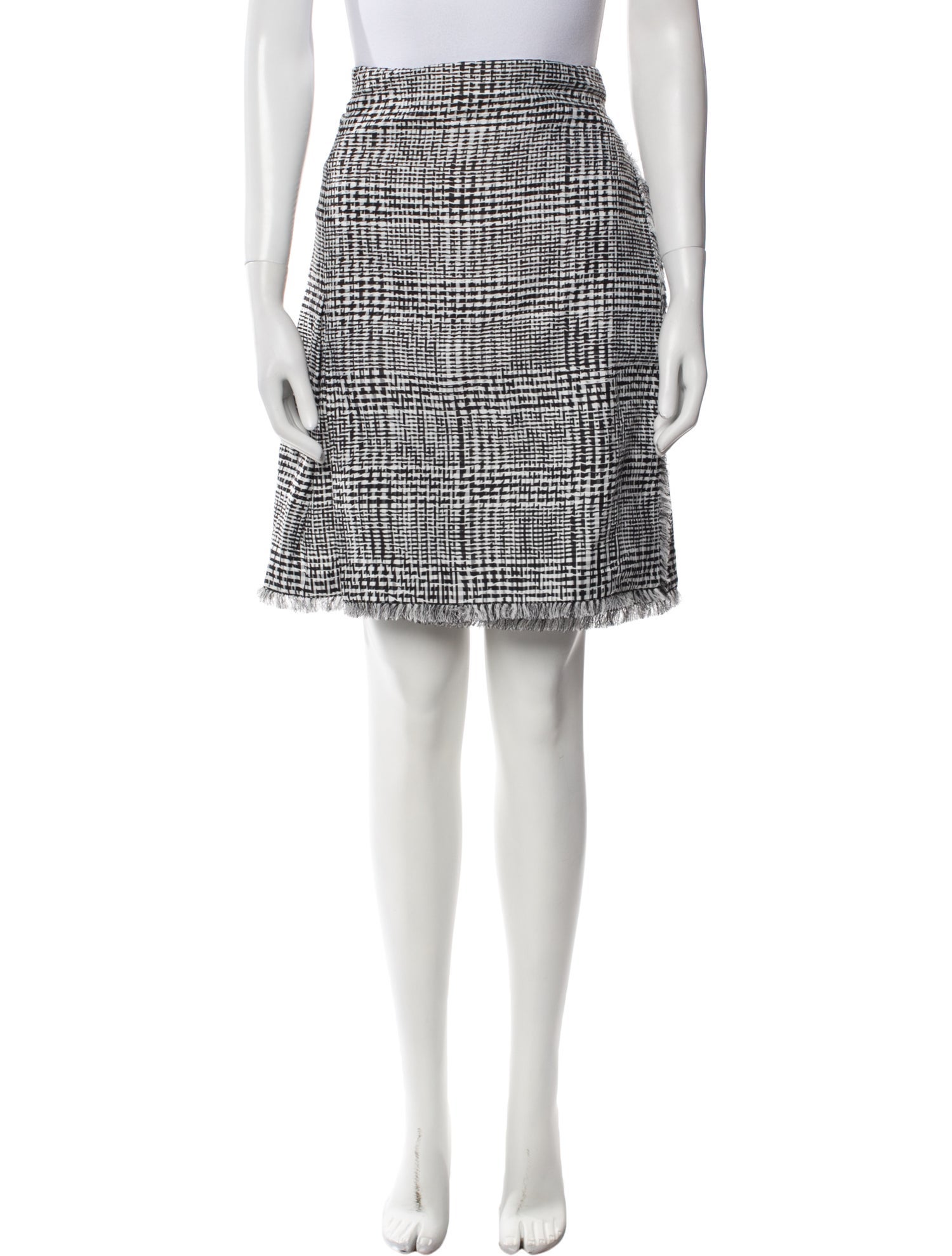 Burberry Plaid Print Knee-Length Skirt w/ Tags