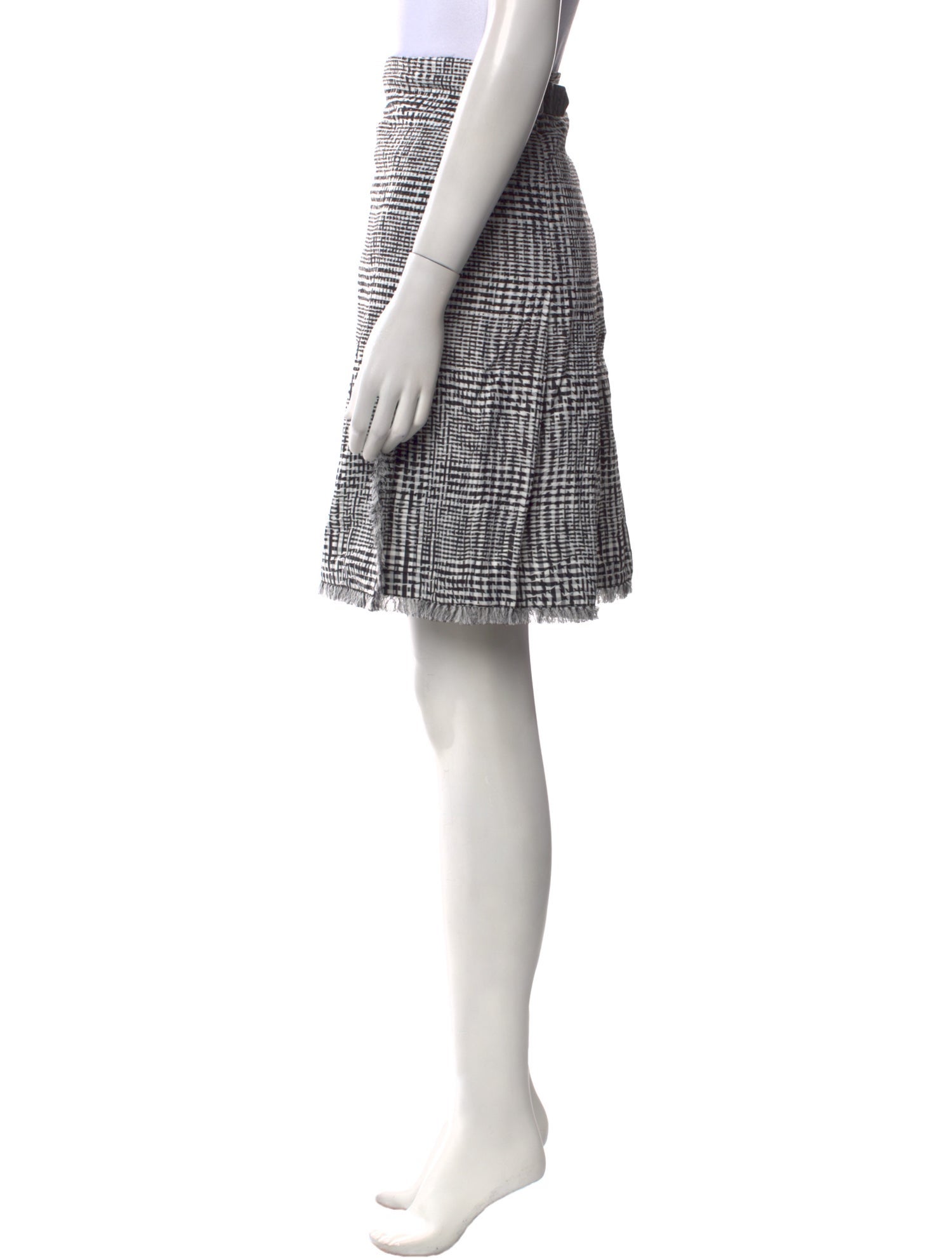 Burberry Plaid Print Knee-Length Skirt w/ Tags