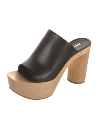 Burberry Leather Slides