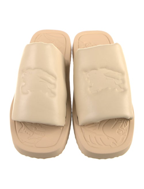 Burberry Leather Slides