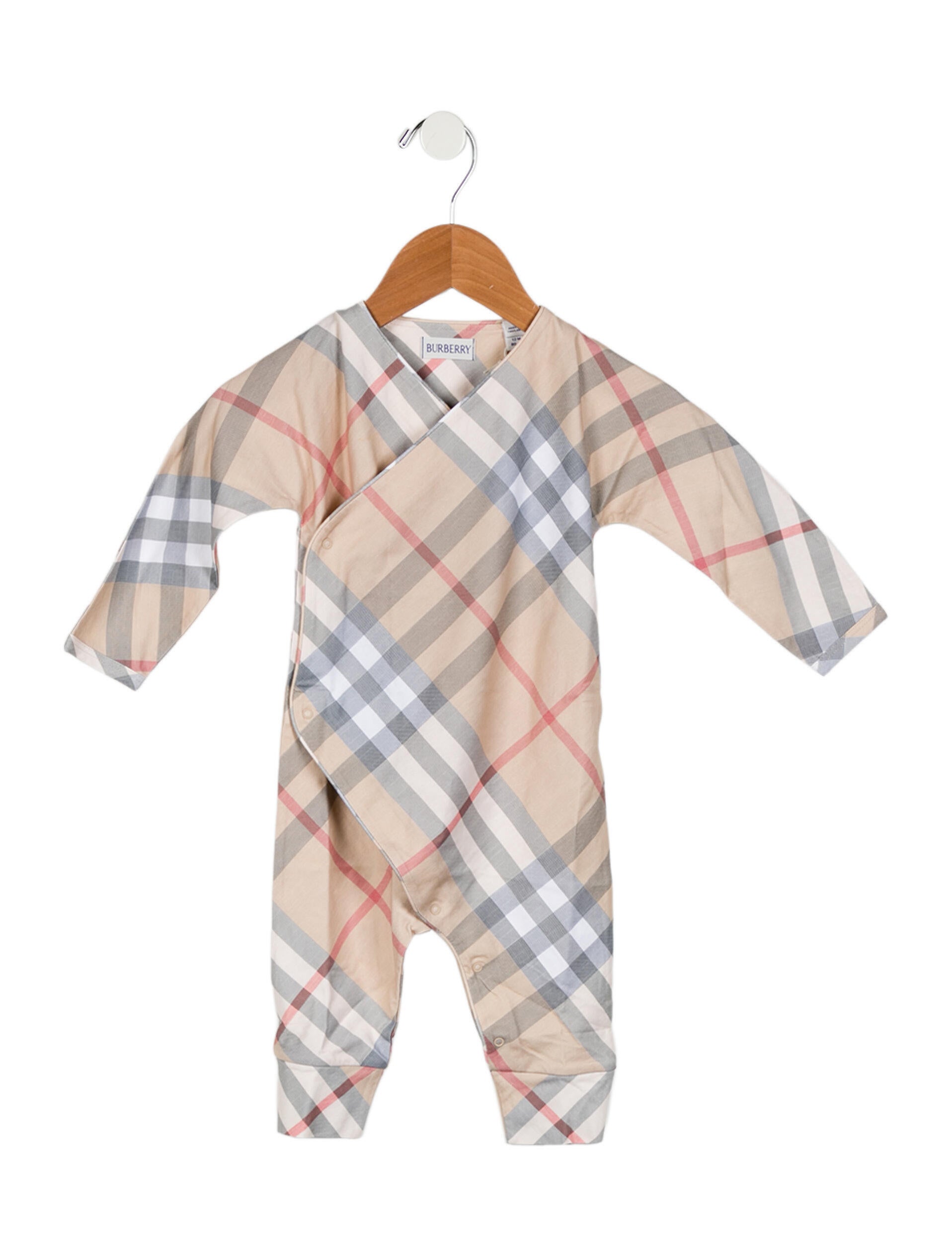 Burberry Infants' Checkprint One Piece w/Tags