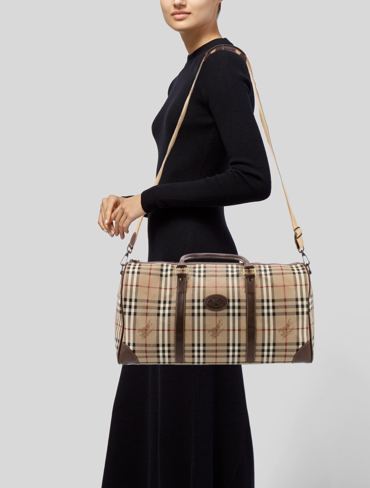 Burberry's Haymarket Check Shoulder Bag