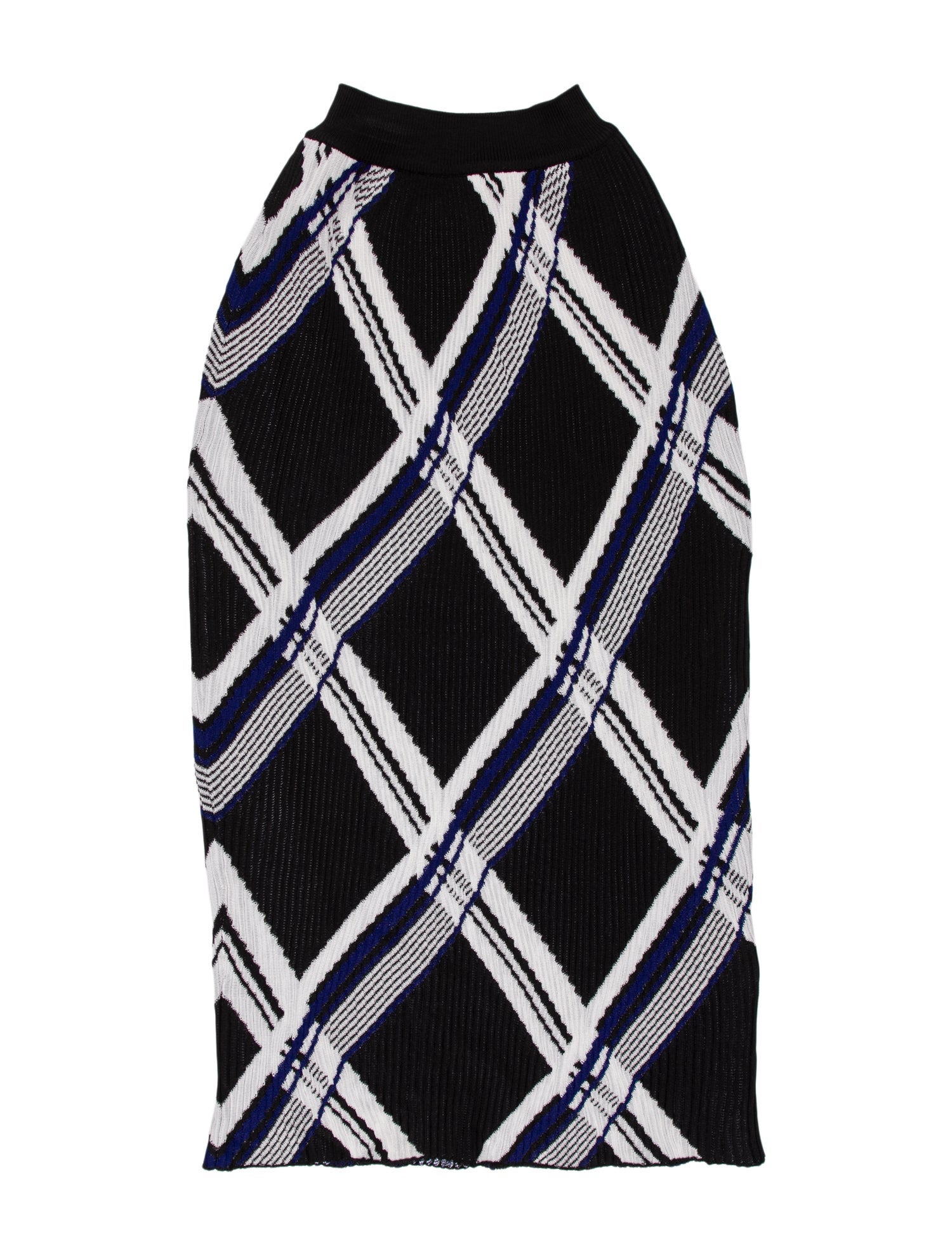 Burberry Silk Knee-Length Skirt