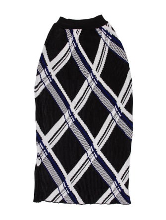 Burberry Silk Knee-Length Skirt