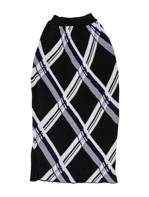 Burberry Silk Knee-Length Skirt