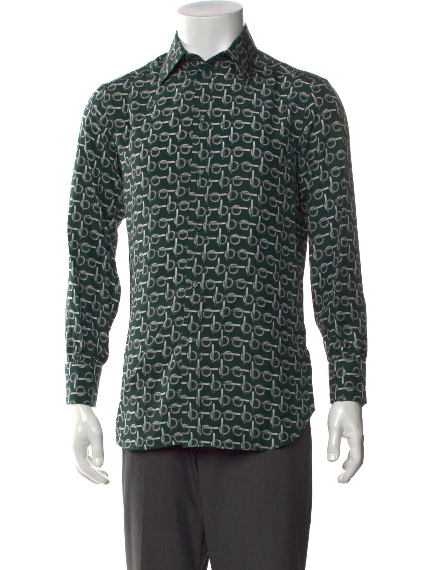 Burberry Silk Long Sleeve Shirt