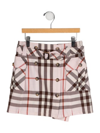 Burberry Belted Skirt