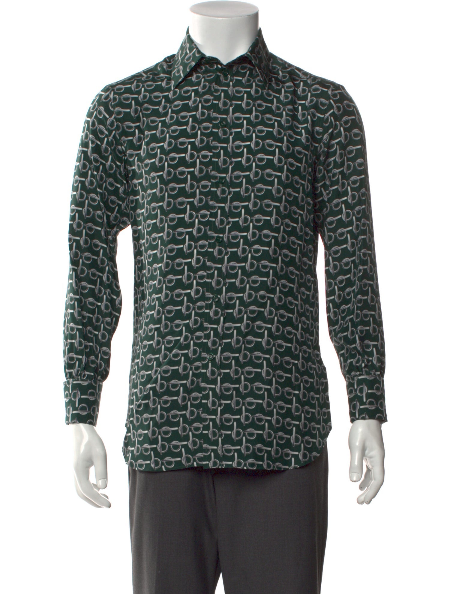 Burberry Silk Long Sleeve Shirt