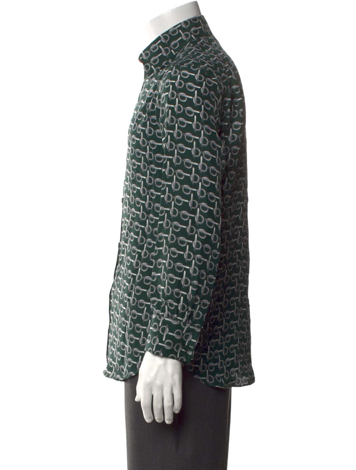 Burberry Silk Long Sleeve Shirt