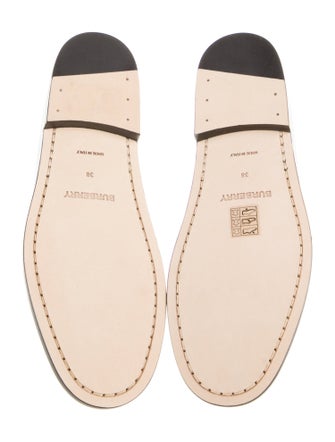 Burberry Leather Loafers