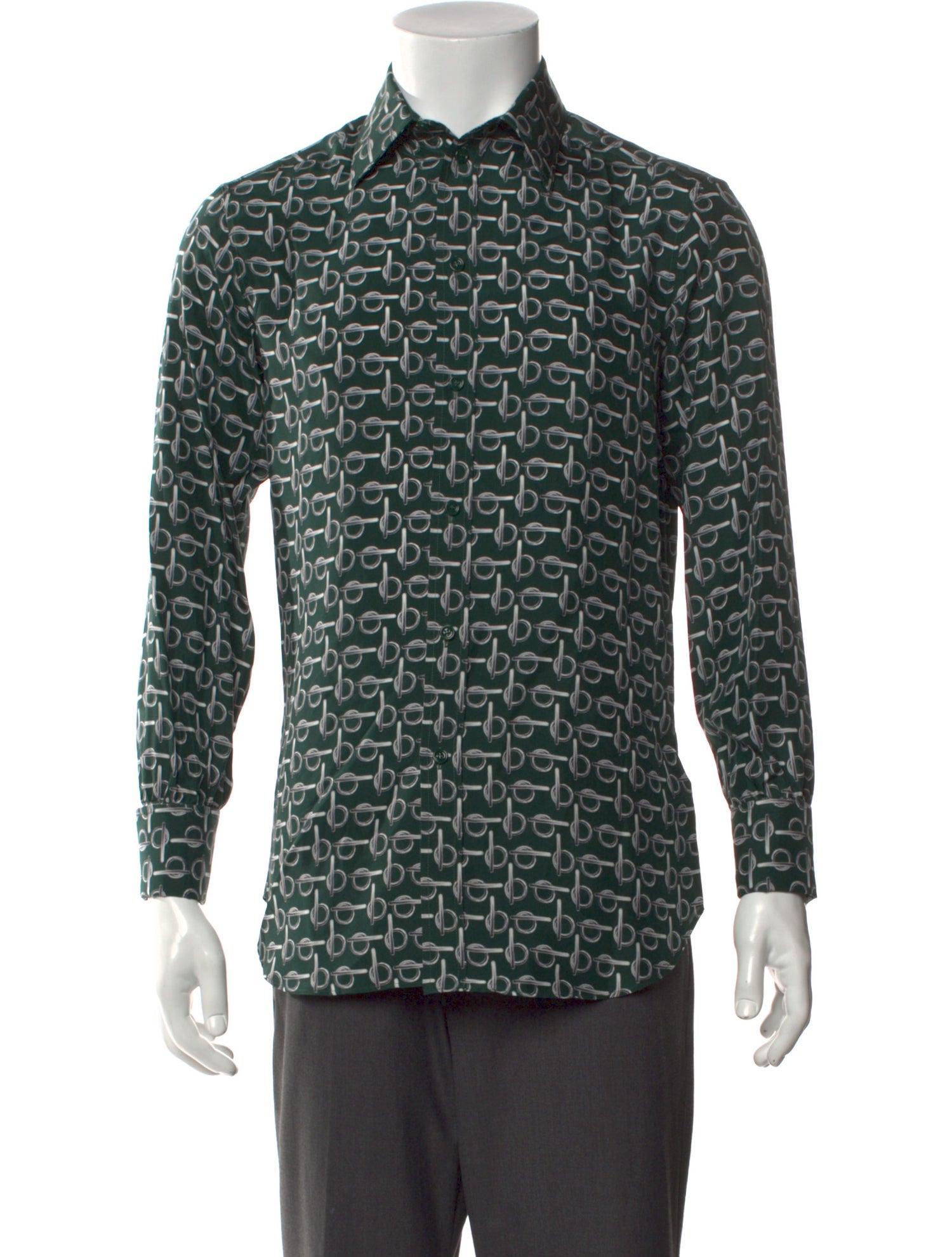 Burberry Silk Printed Shirt