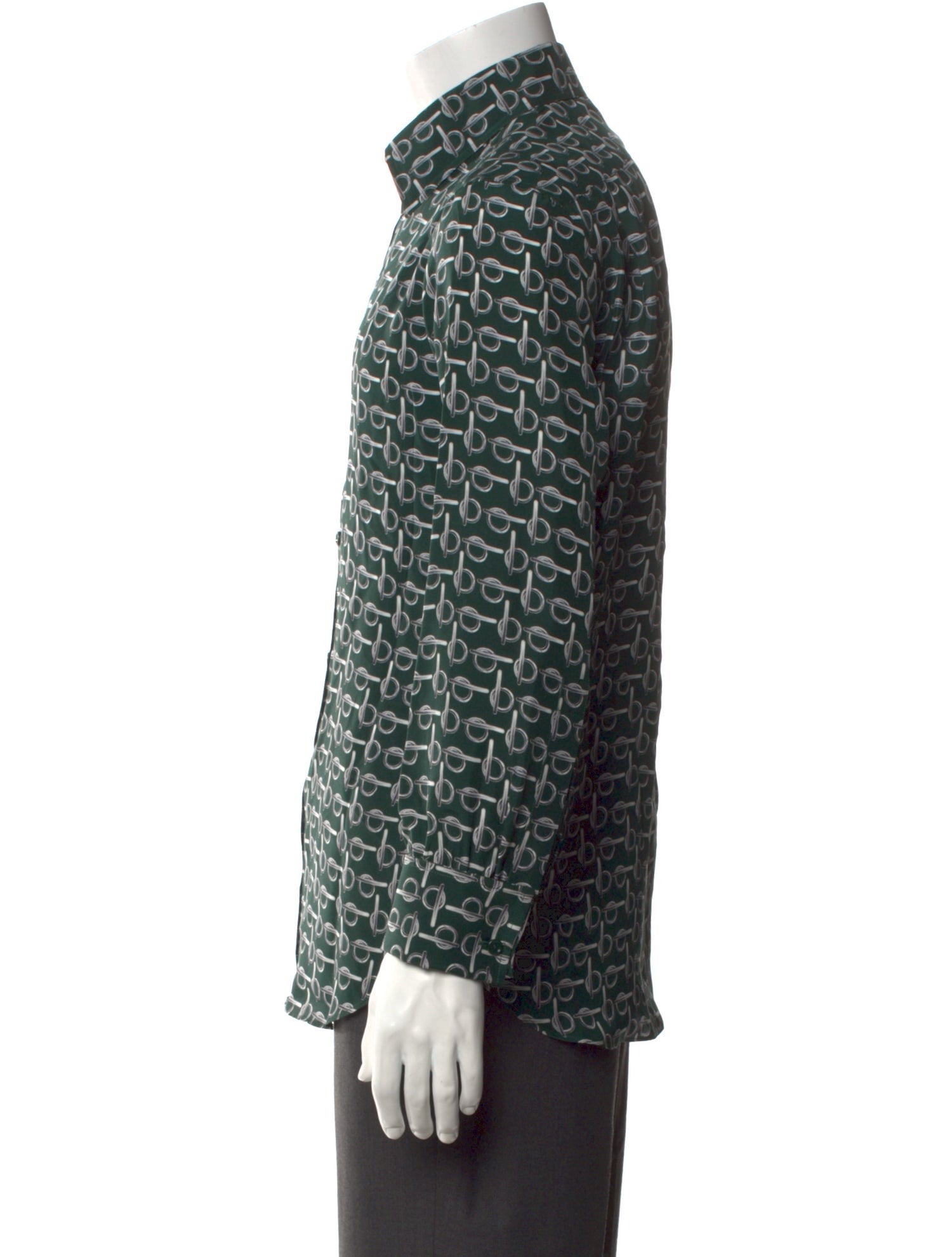 Burberry Silk Printed Shirt