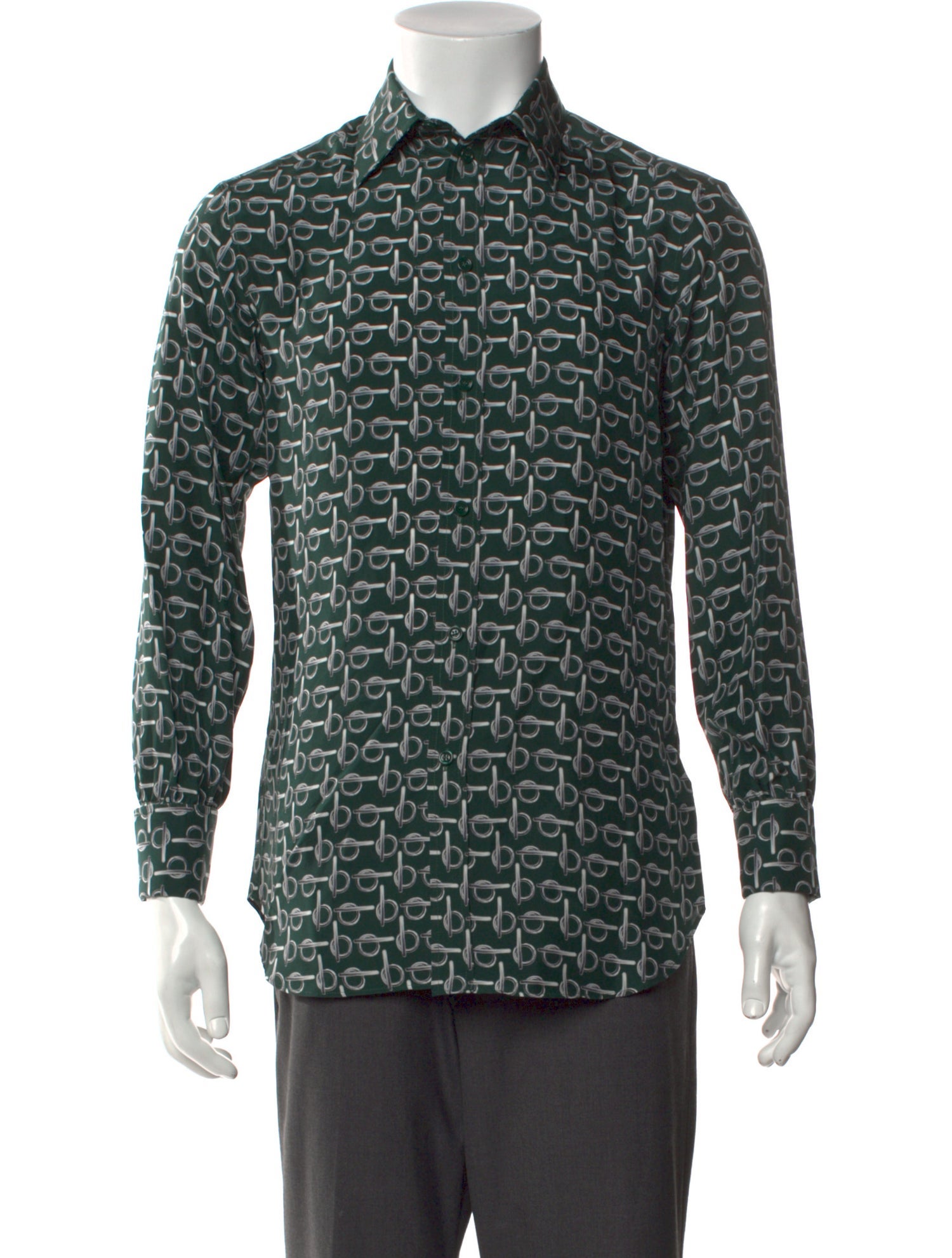 Burberry Silk Long Sleeve Shirt