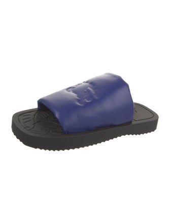 Burberry Leather Slides