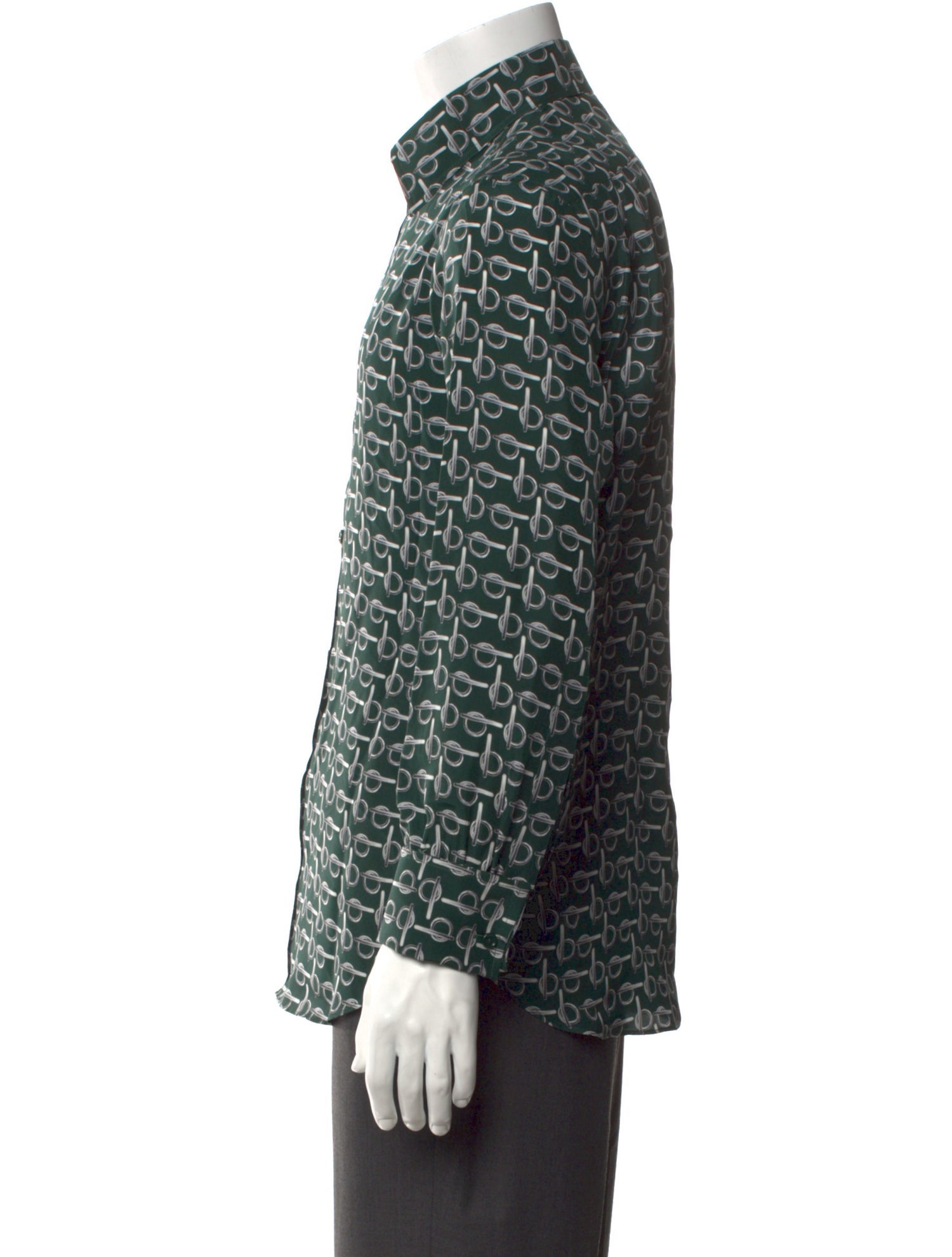 Burberry Silk Long Sleeve Shirt