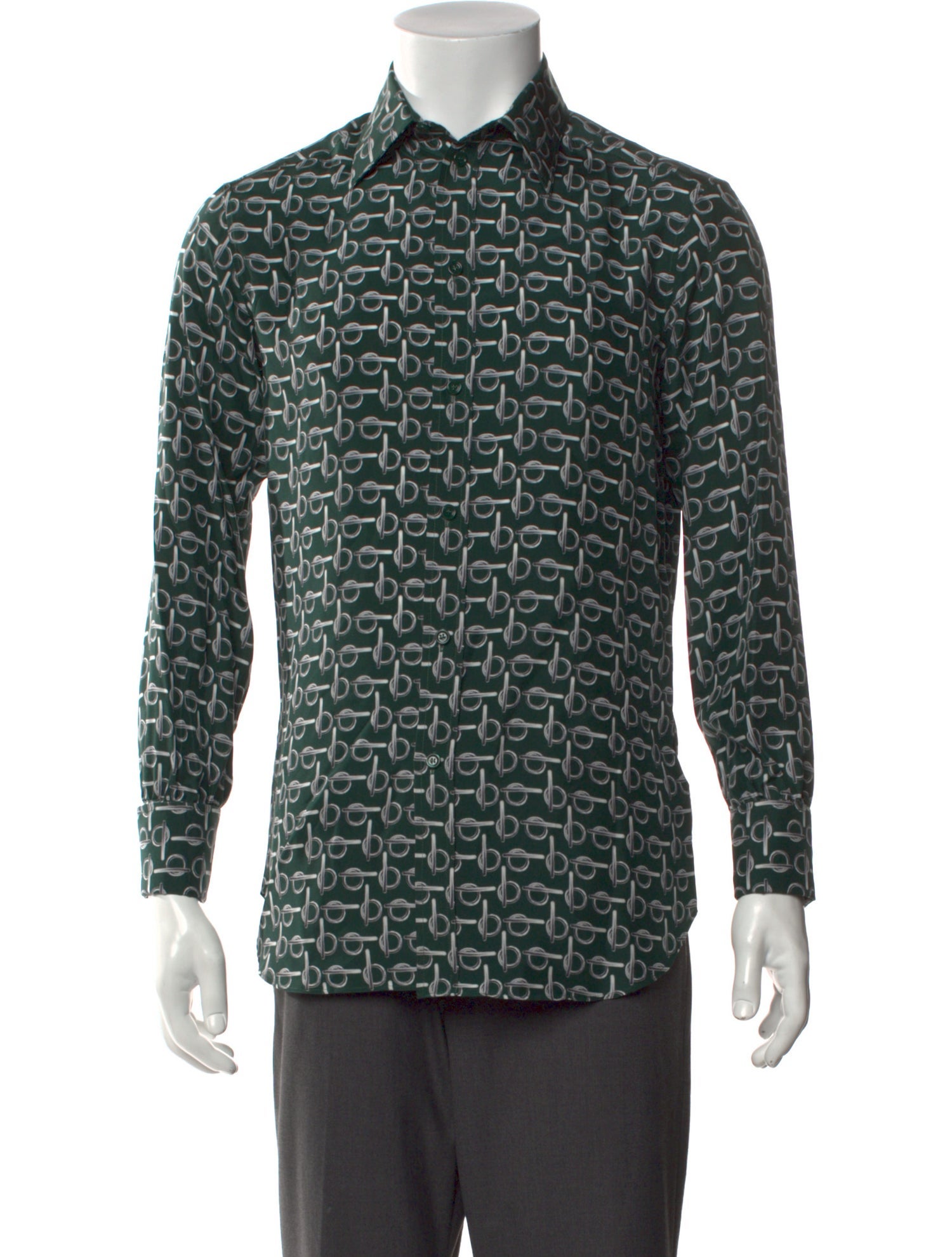 Burberry Silk Long Sleeve Shirt