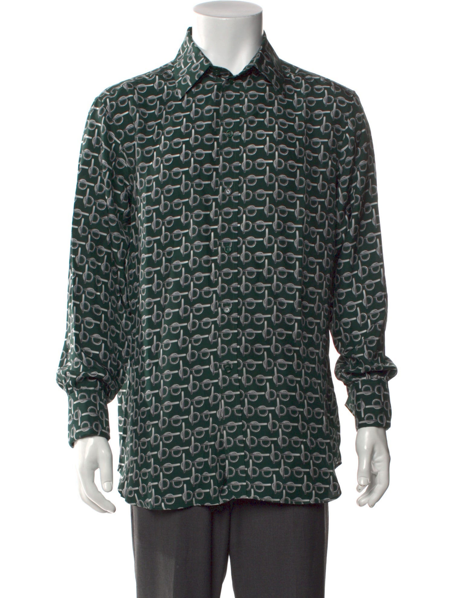 Burberry Silk Printed Shirt