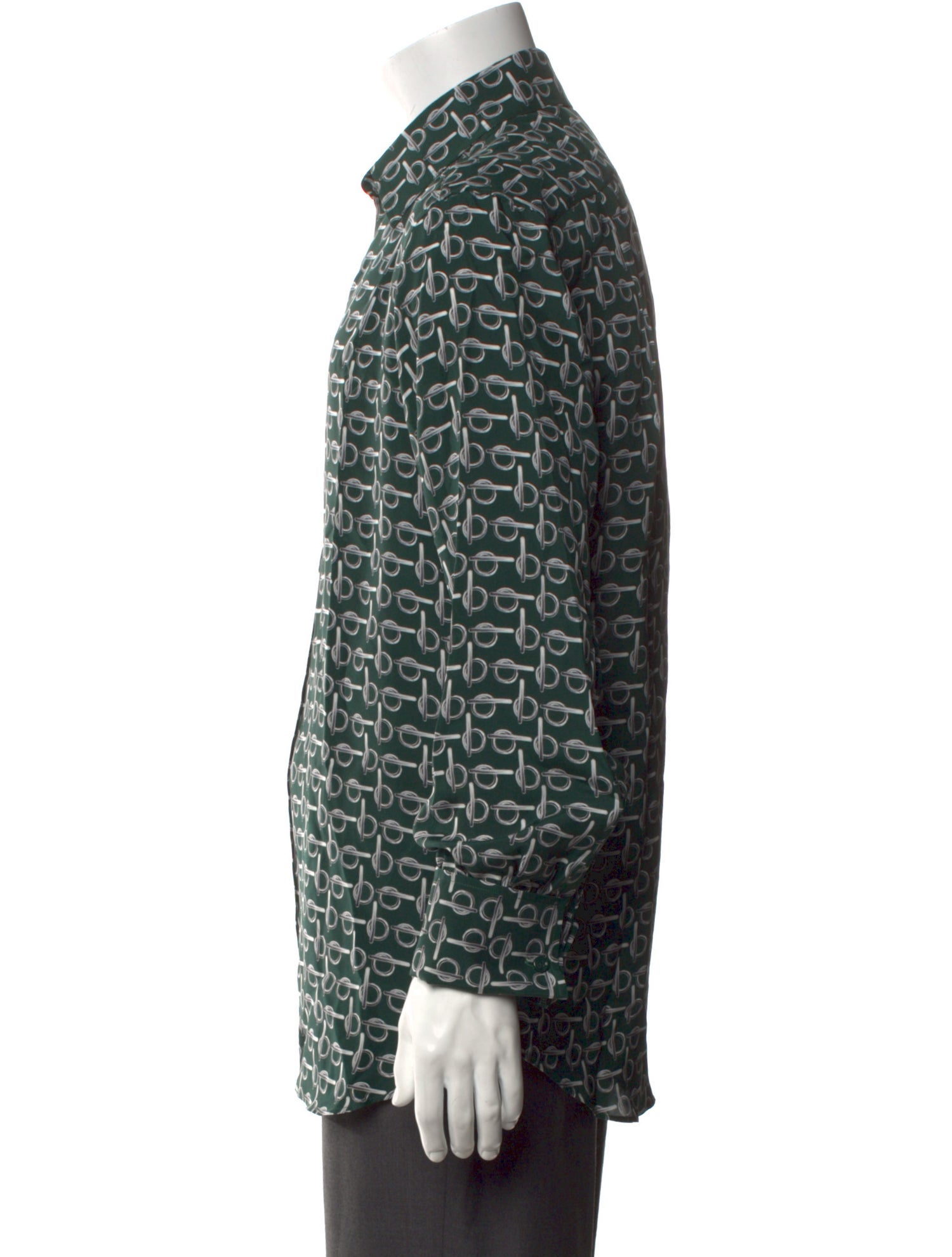 Burberry Silk Printed Shirt