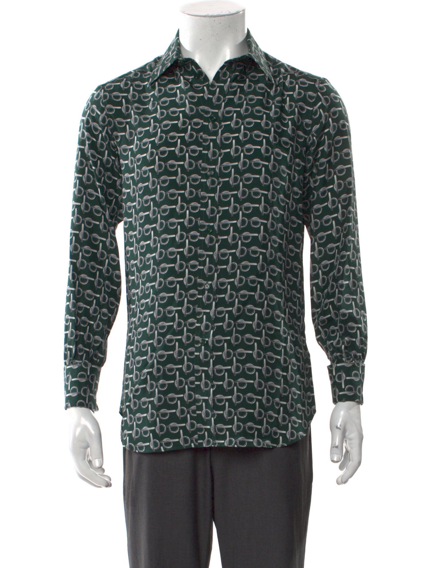 Burberry Silk Printed Shirt