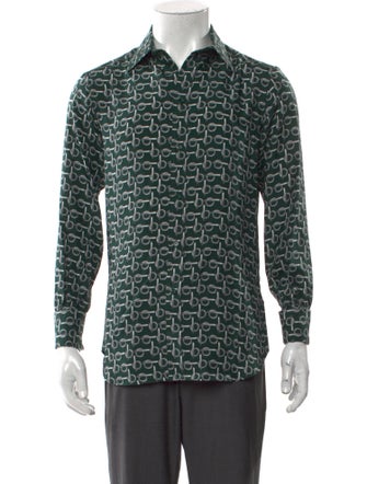 Burberry Silk Printed Shirt
