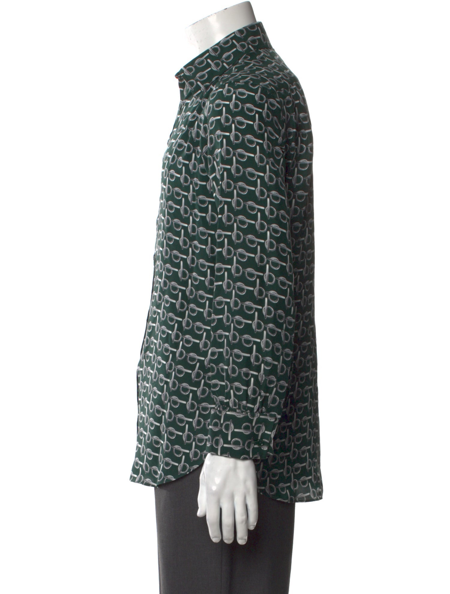 Burberry Silk Printed Shirt