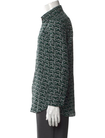 Burberry Silk Printed Shirt