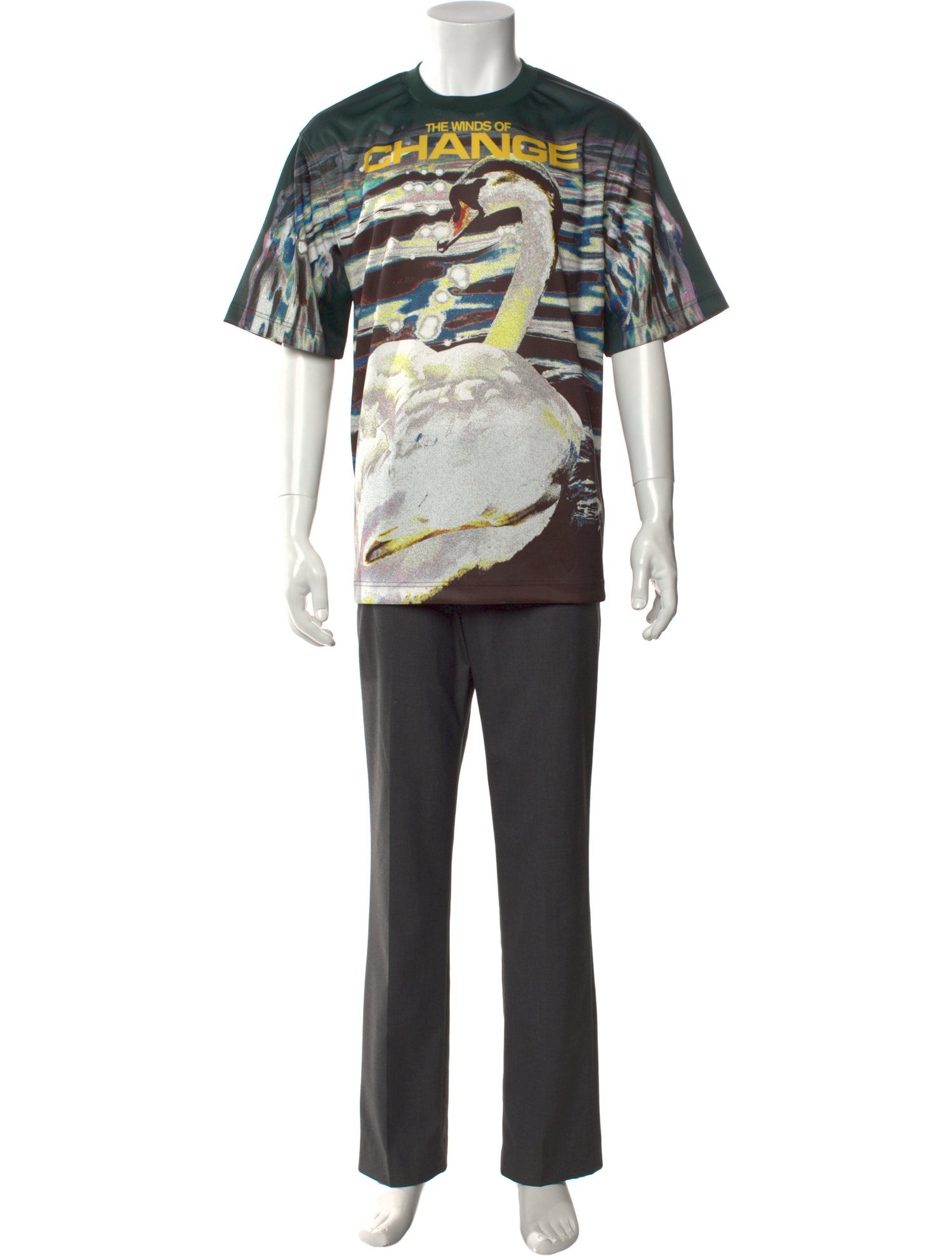 Burberry Graphic Print Crew Neck T-Shirt w/ Tags