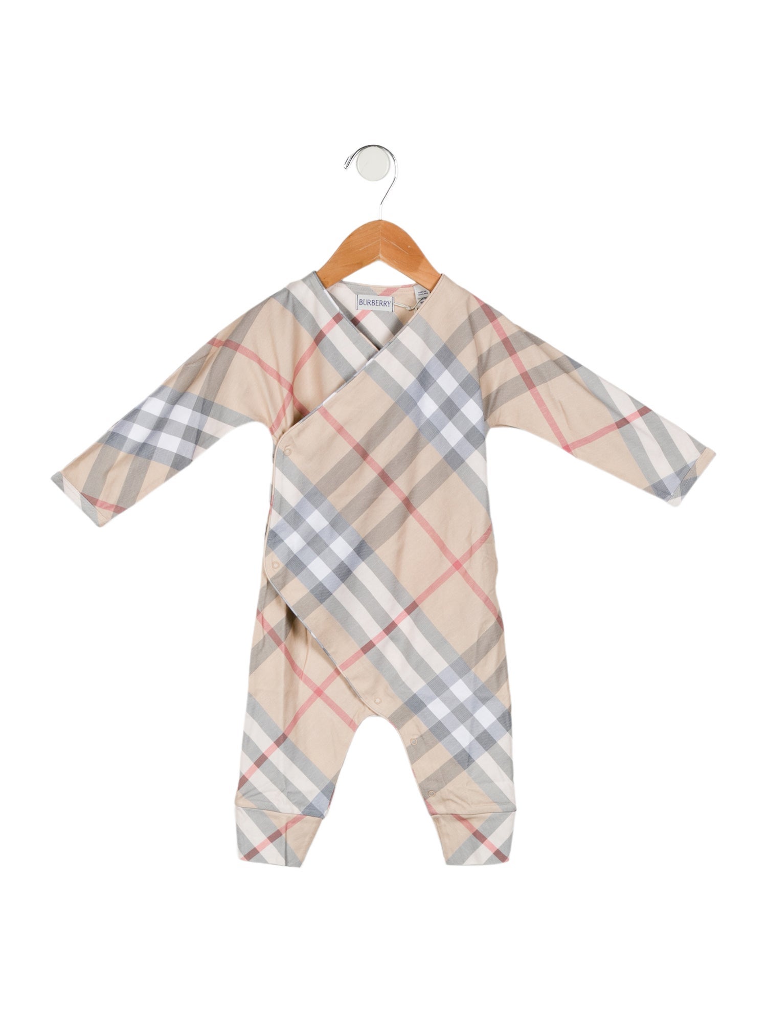 Burberry Infants' Checkprint One Piece w/Tags