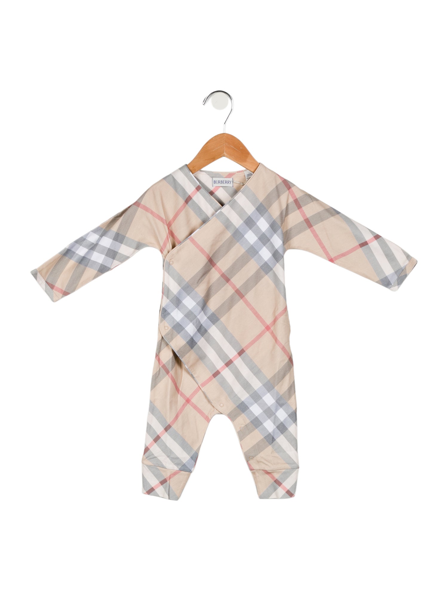 Burberry Infants' Checkprint One Piece w/Tags