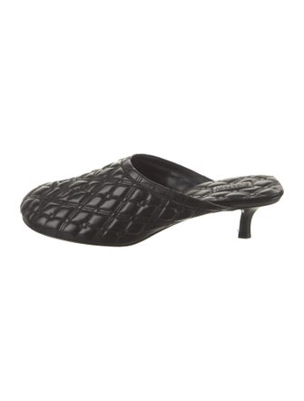 Burberry Leather Mules